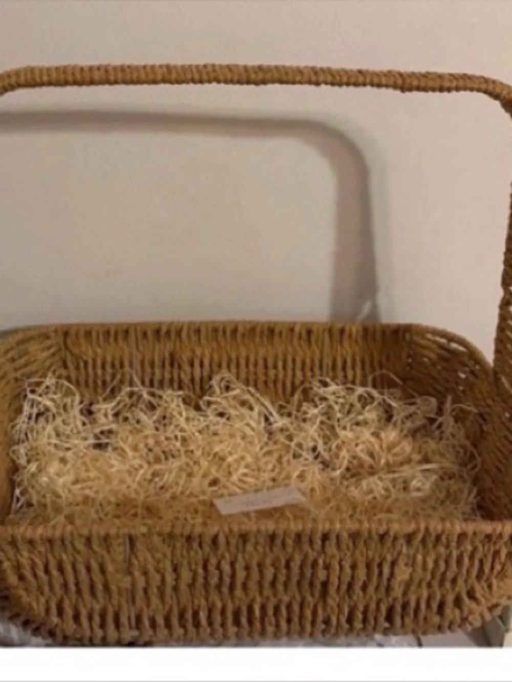 Wicker Basket with Handle